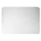 Mind Reader Rectangular Floor Protection Office Mat